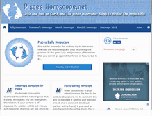 Tablet Screenshot of pisceshoroscope.net